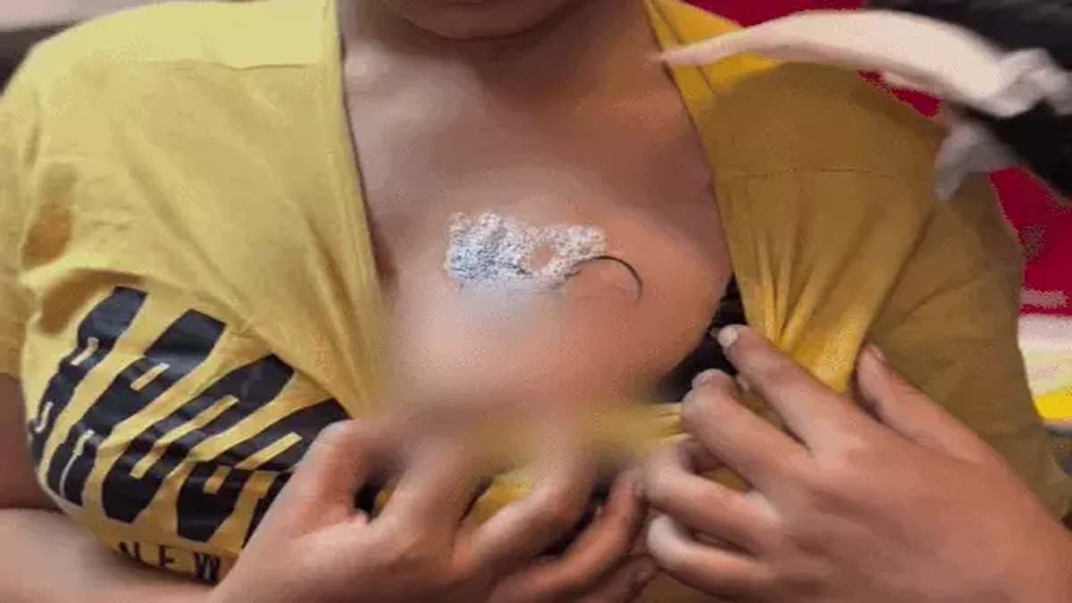 टैटू आर्टिस्ट ने इंस्टाग्राम अकाउंट पर पोस्ट की वीडियो 