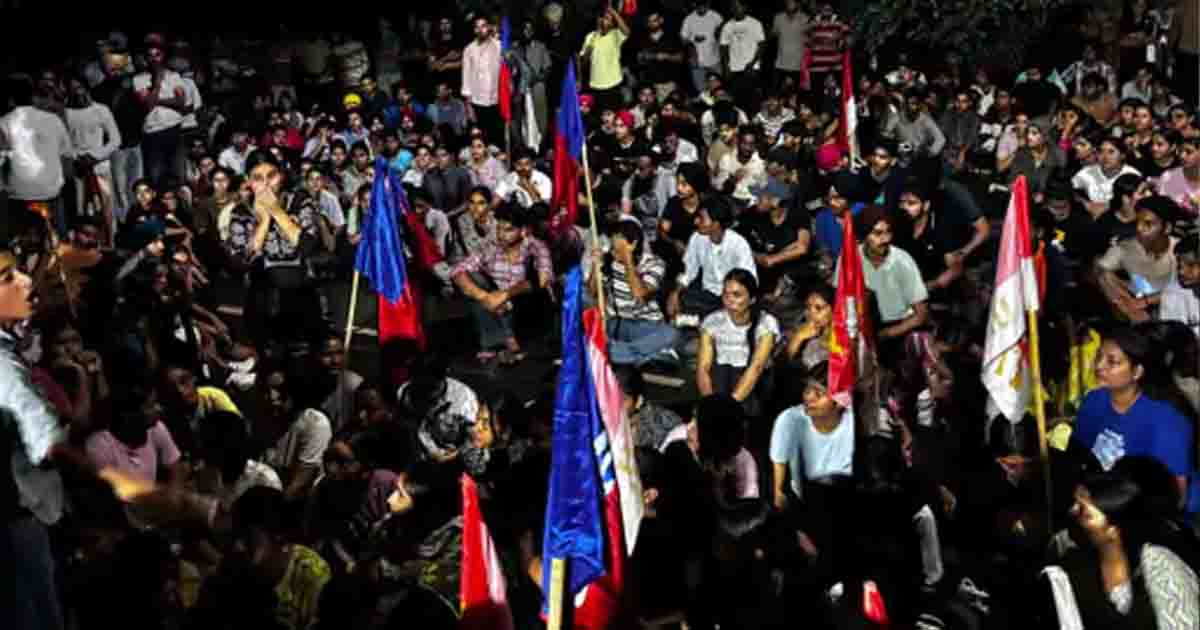Police-students clash in Patiala