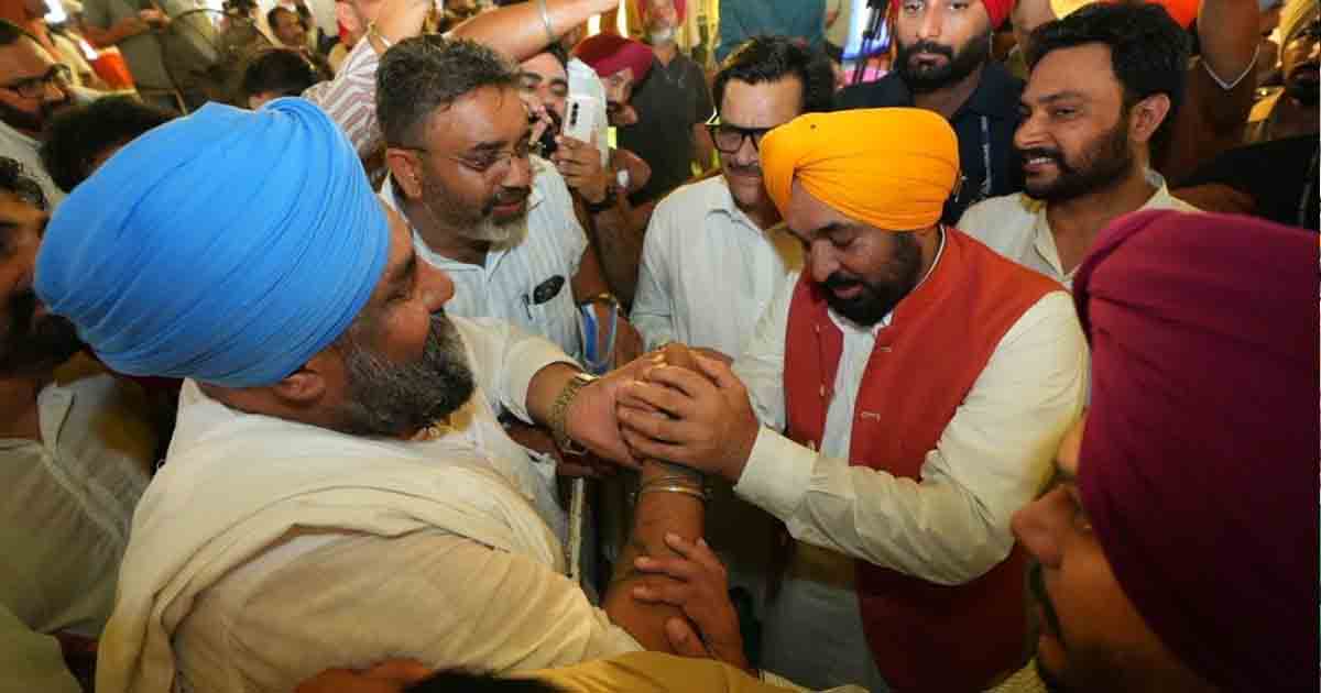 CM Bhagwant Mann laid the foundation stone for a compressed biogas plant in Ludhiana