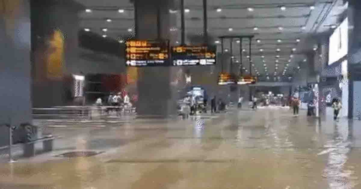 दिल्ली-NCR में मूसलाधार बारिश, एयरपोर्ट पर जलभराव; यूपी के 23 जिलों में बाढ़ जैसे हालात, MP में अलर्ट