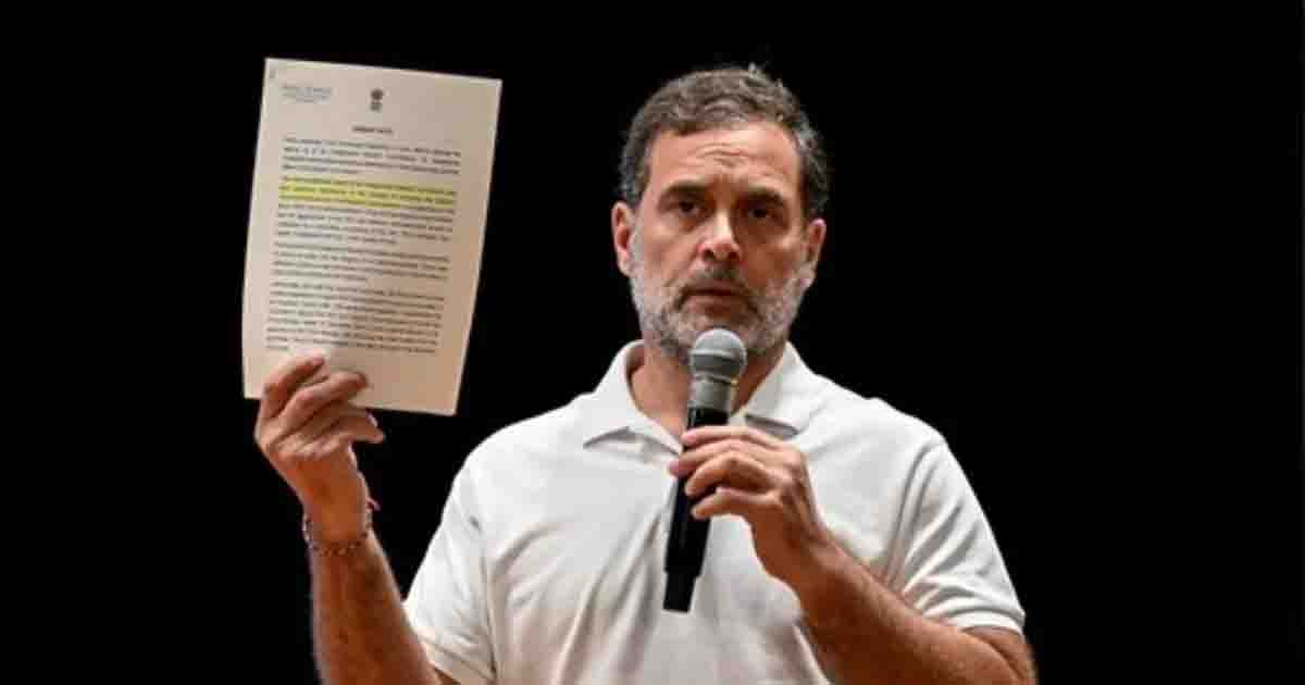 राहुल गांधी का चुनाव आयोग पर बड़ा हमला, CEC ज्ञानेश कुमार से इस्तीफे की मांग; ‘वोट चोरी’ का आरोप