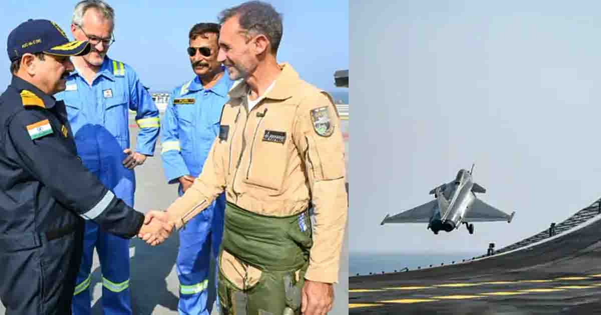 Rafale M Landing on INS Vikrant: भारतीय नौसेना के लिए बड़ी कामयाबी, INS विक्रांत पर राफेल-M की पहली लैंडिंग सफल