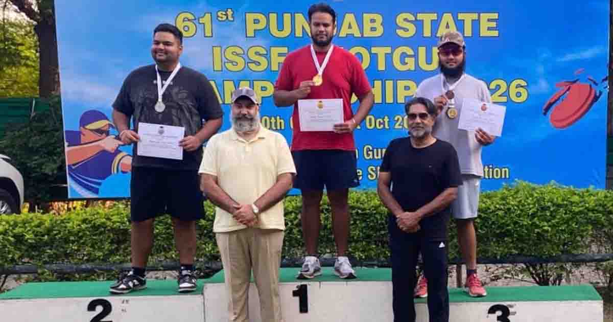 Jalandhar News: सेंट सोल्जर लॉ कॉलेज के छात्र अभय सेखों ने 61वीं पंजाब स्टेट ISSF शॉटगन शूटिंग चैंपियनशिप में जीता स्वर्ण पदक