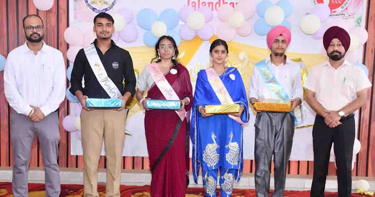 Jalandhar News: सेंट सोल्जर इंस्टीट्यूट ऑफ इंजीनियरिंग एंड टेक्नोलॉजी में फ्रेशर समारोह का आयोजन