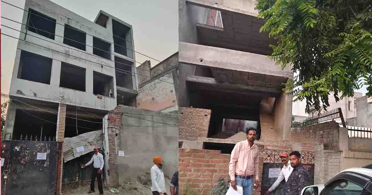 बिल्डिंग बायलॉज उल्लंघन पर अवैध स्ट्रक्चर सील, नगर निगम की कार्रवाई
