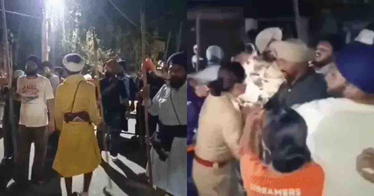 Punjab News: पंजाब में निहंगों के विवाद में पहुंची लेडी SHO से धक्का-मुक्की, घटना कैमरे में कैद