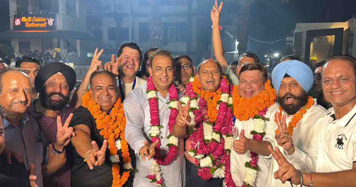 जालंधर जिमखाना क्लब चुनाव में अचीवर्स ग्रुप का क्लीन स्वीप, नितिन कोहली की टीम ने जीते चारों प्रमुख पद