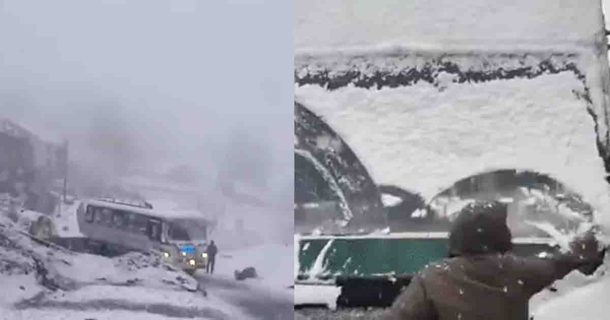 Himachal Weather: पहाड़ों में मौसम का यू-टर्न, रोहतांग और शिंकुला में 3 इंच बर्फ जमी; कई सड़कों पर आवाजाही प्रभावित