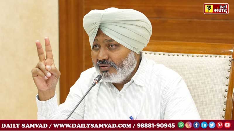 Punjab-Haryana Water Dispute: हरपाल चीमा का नायब सैनी से सवाल, पूछा- क्या आपको कानूनी समझौतों और संवैधानिक प्रावधानों की कोई परवाह नहीं?