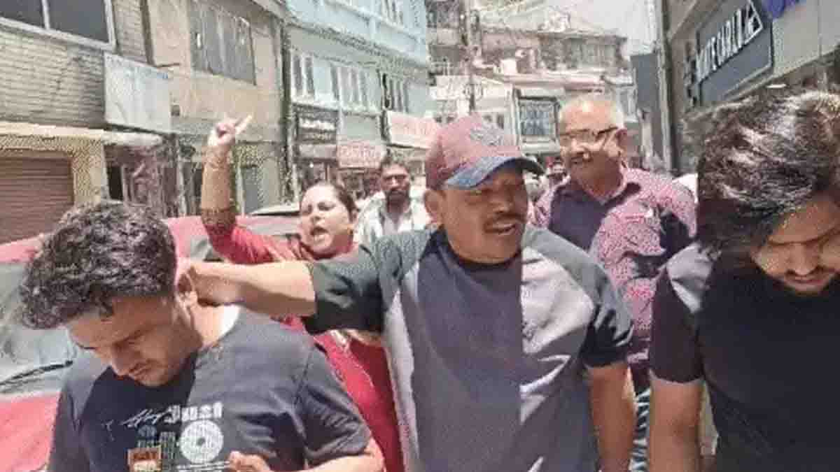Shimla Minor Molestation Protest Sanjauli Market Arrest