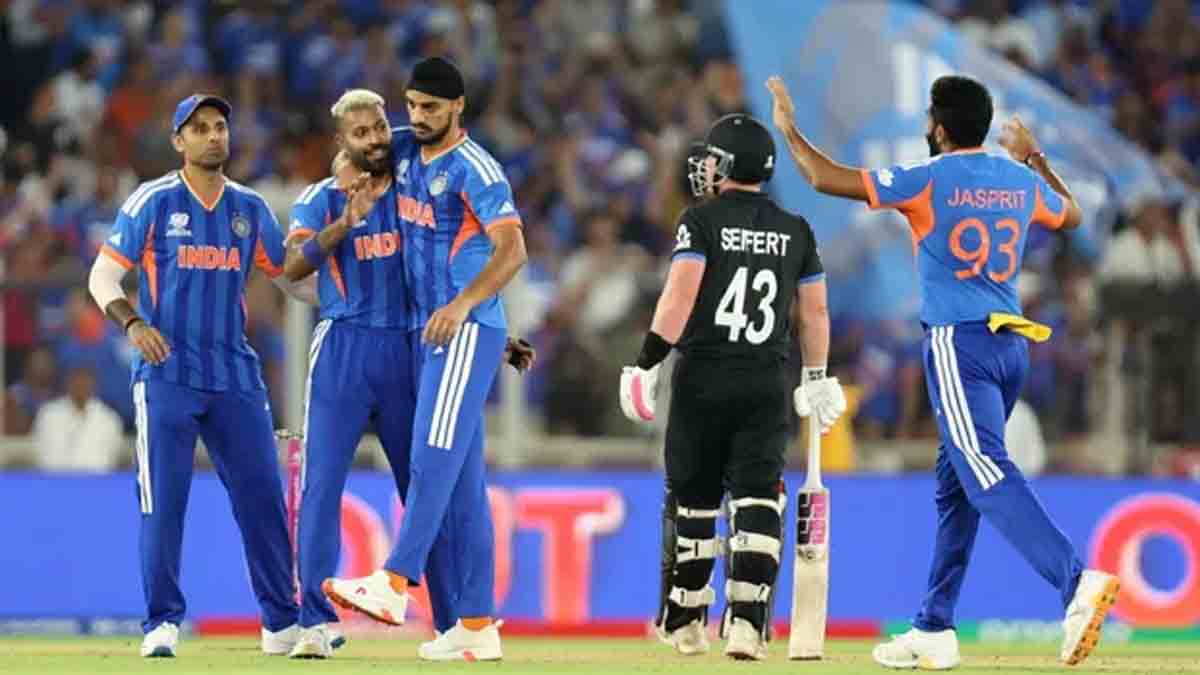 India vs New Zealand T20 World Cup: भारत तीसरी बार बना वर्ल्ड चैंपियन, टी-20 वर्ल्ड कप में न्यूजीलैंड को 96 रन से हराया