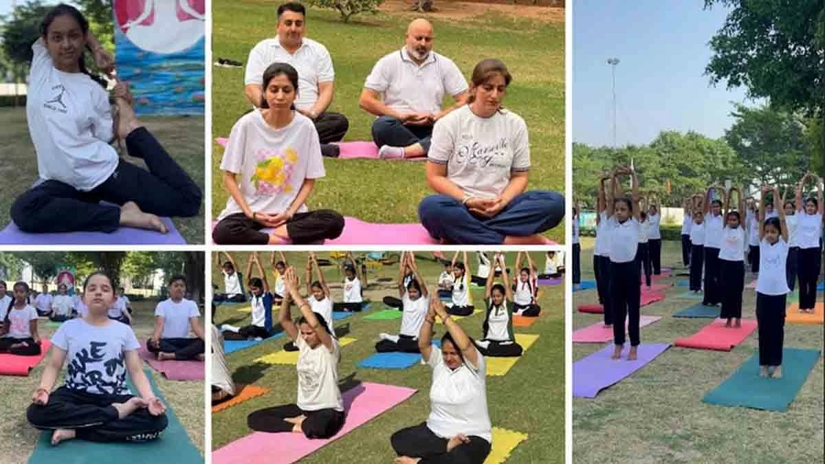 Innocent Hearts Group organized International Yoga Day