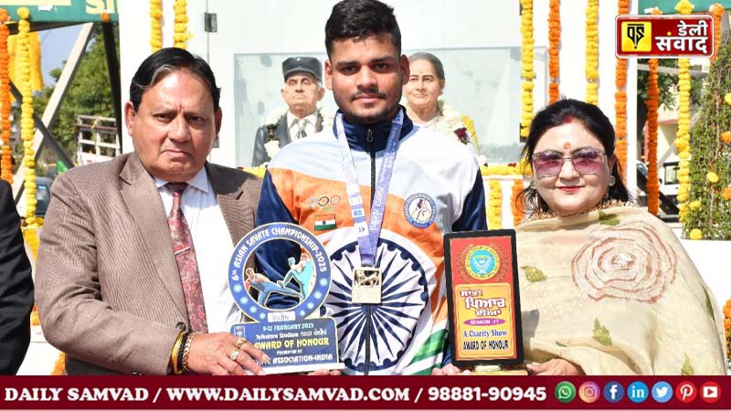 Jalandhar News: सेंट सोल्जर ITI के छात्र गीतांश ने 6वें एशियन सेवेट गेम्स में जीता स्वर्ण पदक