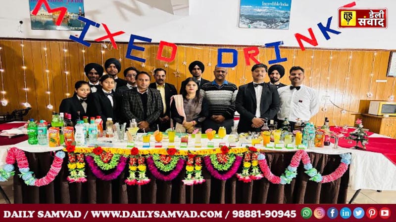 Jalandhar News: सेंट सोल्जर इंस्टीट्यूट ऑफ होटल मैनेजमेंट ने मिश्रित पेय पर एक कार्यशाला का किया आयोजन