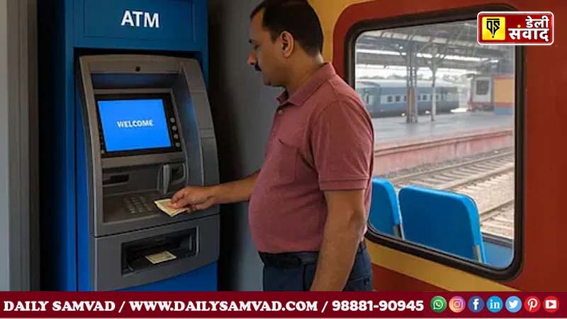 ATM In Train: ट्रेन में सफर करने वालों के लिए बड़ी खबर, अब चलती ट्रेन में ATM से निकाल सकेंगे पैसे