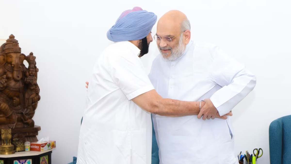 अमित शाह से मिले कैप्टन अमरिंदर सिंह