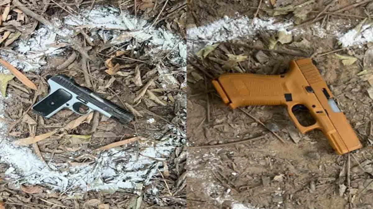 encounter in Bathinda; two pistols recovered
