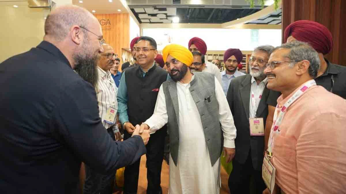 CM Mann inaugurated the Punjab State Pavilion at Bharat Tex 2026 in New Delhi