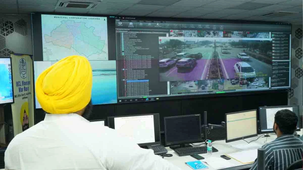 Monsoon War Room equipped with 1,700 CCTV cameras set up in Ludhiana