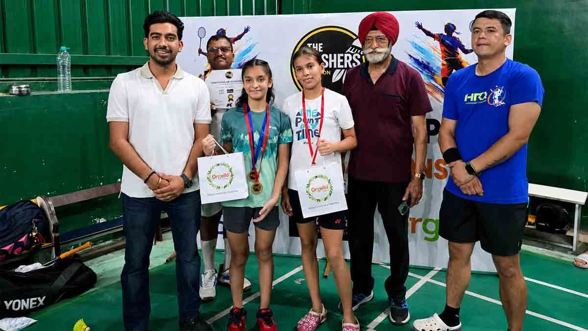 Vaishnavi Student of St. Soldier outstanding performance at badminton tournament
