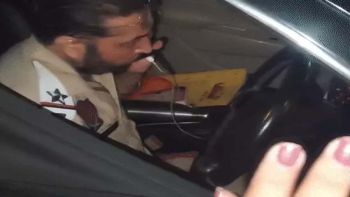 जालंधर में नशे में धुत ट्रैफिक ASI का हंगामा