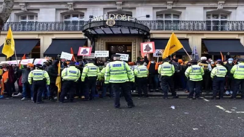 protest in uk