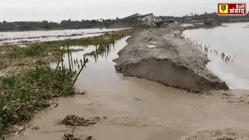 Padriya Bridge Worth Rs 12 Crore Submerged In Bakra River