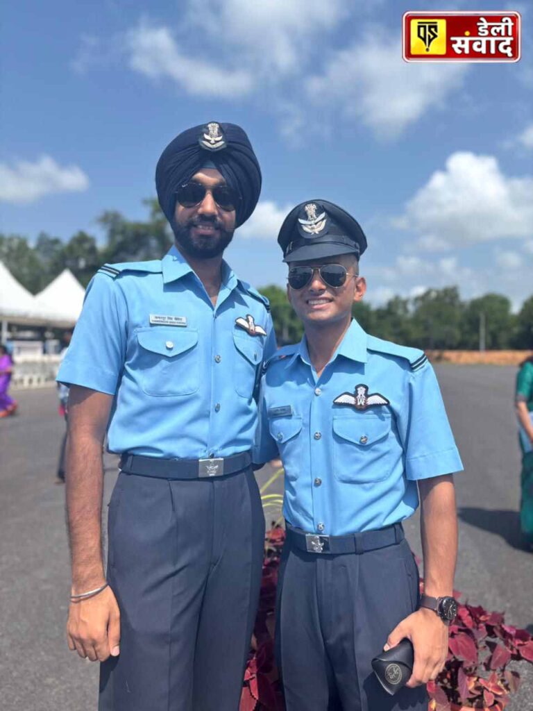 TWO CADETS OF PUNJAB’S MAHARAJA RANJIT SINGH AFPI TOUCH SKY