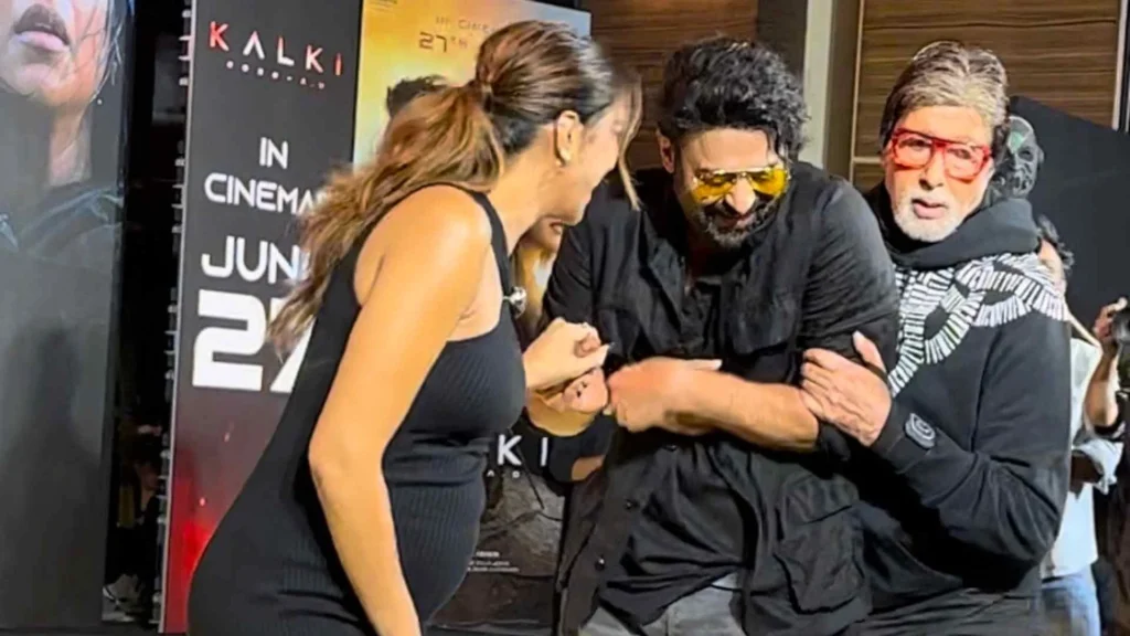 Deepika Padukone को संभालते देख,Amitabh Bachchan ने ली प्रभास की मज़ाक में फिरकी