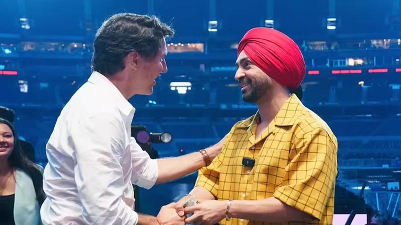 diljit dosanjh and PM Canada