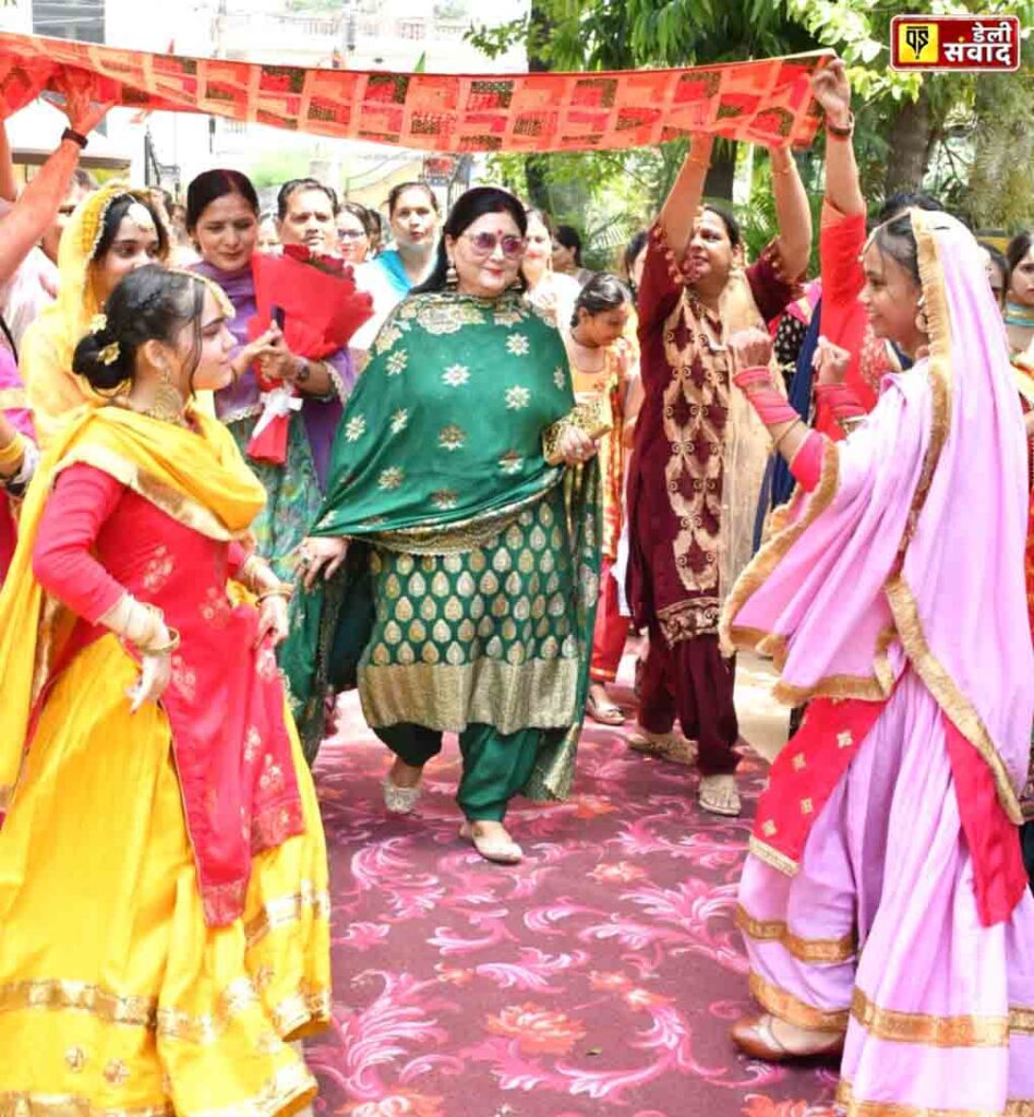 Haryali Teej Celebration in SSDPS Maan Nagar