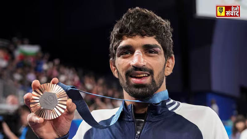 Wrestler Aman Sehrawat wins Bronze Meda in paris olympics