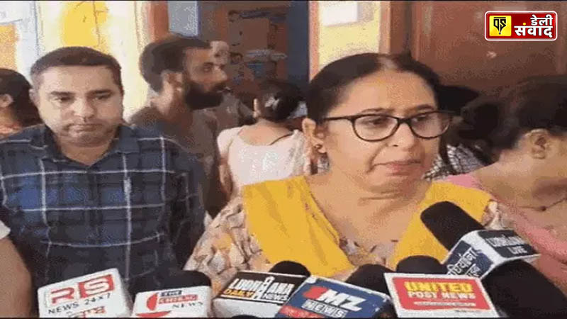 DEEO Ravinder Kaur said that action will be taken against the female teacher after investigation.