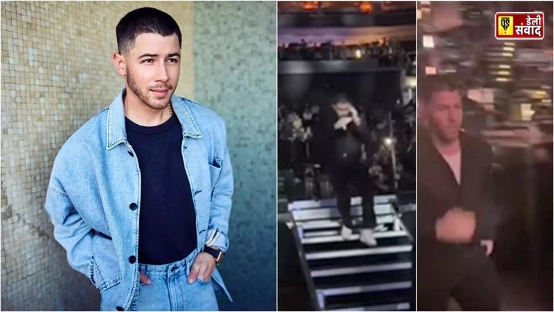 Nick Jonas Runs Off Stage After Person Aims Laser At Him During Prague Show