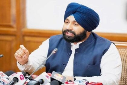 Punjab Information and Public Relations and School Education Minister Harjot Singh Bains