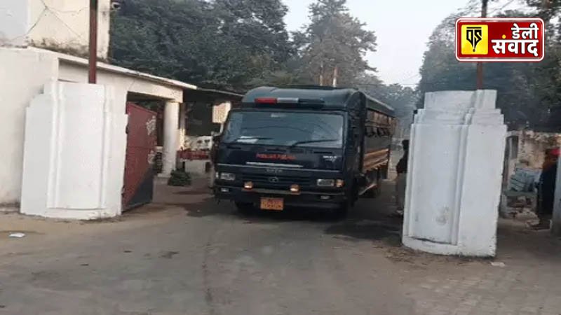 Balwant Singh Rajoana's convoy left for Ludhiana from Patiala jail.