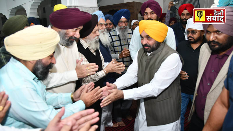 On the auspicious occasion of Prakash Parv of Shri Guru Nanak Dev Ji, the Chief Minister paid obeisance at Gurdwara Chhathi Patshahi