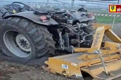 This tractor caused an accident in Italy.