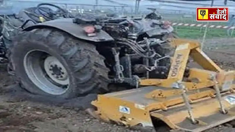 This tractor caused an accident in Italy.