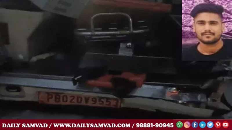 A trolley hit an ambulance in Jalandhar, the driver died