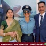 Arshdeep Kaur of Khamano becomes a flying officer in the Indian Air Force