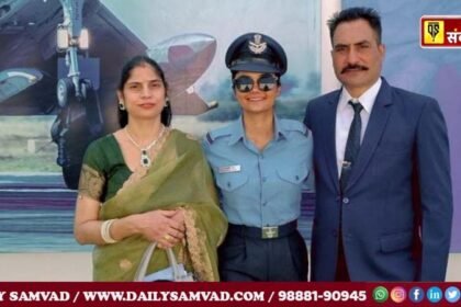 Arshdeep Kaur of Khamano becomes a flying officer in the Indian Air Force