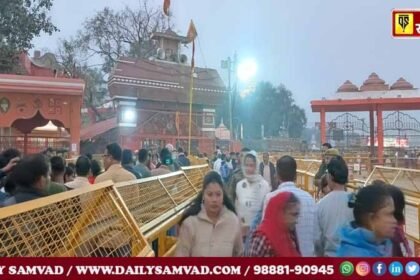 Four times more devotees gathered to see Bade Hanuman