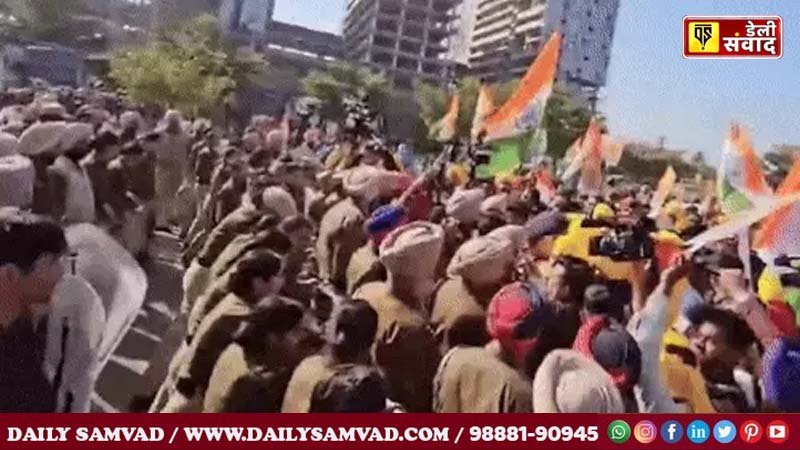 पंजाब में BJP के कई नेताओं को पुलिस ने हिरासत में लिया, वर्करों ने किया जमकर बवाल