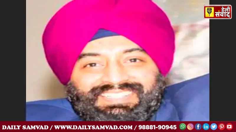 File photo of deceased NRI Dilpreet Singh.