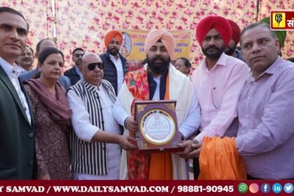 Bains laid the foundation stone for upgrading Shaheed-e-Azam Sukhdev Thapar School of Eminence