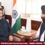 Harjot Singh Bains met Union Minister Nitin Gadkari