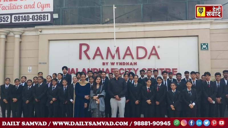 Hotel Management Students Visited to Hotel Ramada