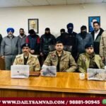 Punjab police arrested 5 members of Jaggu Bhagwanpuria and Amritpal Baath gang