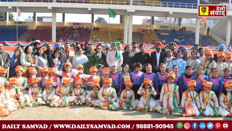 Aman Arora hoisted the national flag
